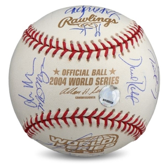 2004 World Champion Boston Red Sox Team-Signed Ball (22 Signatures ) (MLB Authenticated)